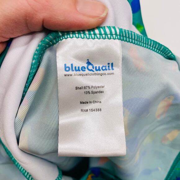 NWT Blue Quail Size 2T Toucan Girl's Rashguard 2-Piece Swimsuit - Picture 5 of 5